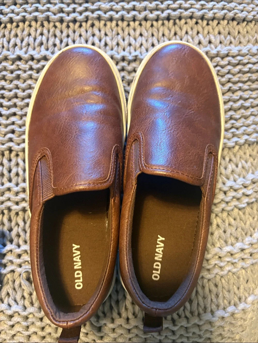 Old Navy Boy’s Chestnut Brown Slip-On Loafers